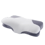 Zeno Pillow – Memory Foam Butterfly-Contour, Neck Support, Breathable Cover, Multiple Colors