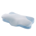 Zeno Pillow – Memory Foam Butterfly-Contour, Neck Support, Breathable Cover, Multiple Colors