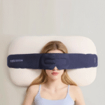 Weighted Sleep Mask – 3D Contoured Light Blocking, Balanced Weight & Cloud-Touch Comfort