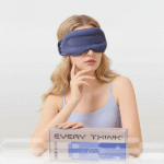 Weighted Sleep Mask – 3D Contoured Light Blocking, Balanced Weight & Cloud-Touch Comfort
