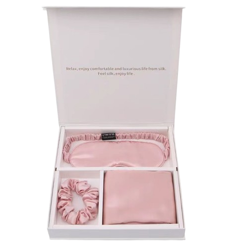 Silk Eye Mask – 100% Mulberry Silk, Double-Sided, Soft and Breathable, Multiple Elegant Colors