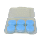 Soft Putty Earplugs – Moldable Silicone, Comfort Fit, Water-Resistant, 6-Pack