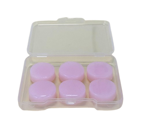 Soft Putty Earplugs – Moldable Silicone, Comfort Fit, Water-Resistant, 6-Pack