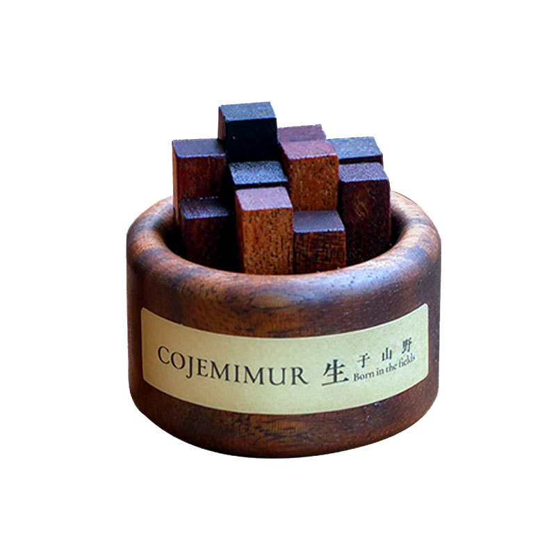 Aura Block No-Flame Wooden Diffuser – Black Walnut Sets with 10ml Essential Oils, Multiple Signature Scents for Home, Office, and Car