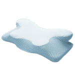 NeckNest Butterfly Memory Foam Pillow – Ergonomic Cervical Support for Side and Back Sleepers, Breathable Comfort Cover