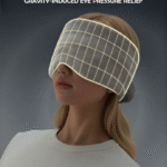 Calming Weighted Eye Mask – Dynamic Pressure Comfort, Total Light Blocking, Gravity-Induced Eye Pressure Relief, Dual-Sided Design with Optional Heat or Cold Pack Combos