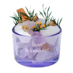 Crystal Garden Diffuser – No-Flame Stone Aroma Decor, Multiple Color Cups and 20ml Essential Oil Options, Optional Warm Light Base