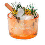 Crystal Garden Diffuser – No-Flame Stone Aroma Decor, Multiple Color Cups and 20ml Essential Oil Options, Optional Warm Light Base