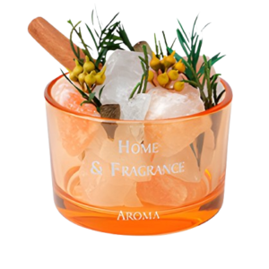 Crystal Garden Diffuser – No-Flame Stone Aroma Decor, Multiple Color Cups and 20ml Essential Oil Options, Optional Warm Light Base