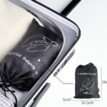 Inflatable Hooded Travel Pillow – H-Shaped Ergonomic Support, Ultra-Light & Adjustable