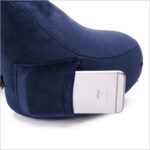 Inflatable Hooded Travel Pillow – H-Shaped Ergonomic Support, Ultra-Light & Adjustable