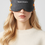SweetDreams 3D Eye Mask – Breathable Light Blocking with Removable Earplugs, Adjustable Fit