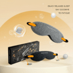 SweetDreams 3D Eye Mask – Breathable Light Blocking with Removable Earplugs, Adjustable Fit
