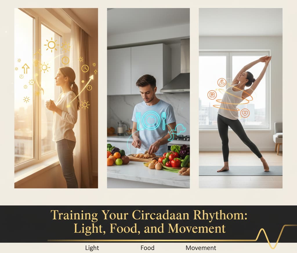 Training Your Circadian Rhythm: Light, Food, and Movement