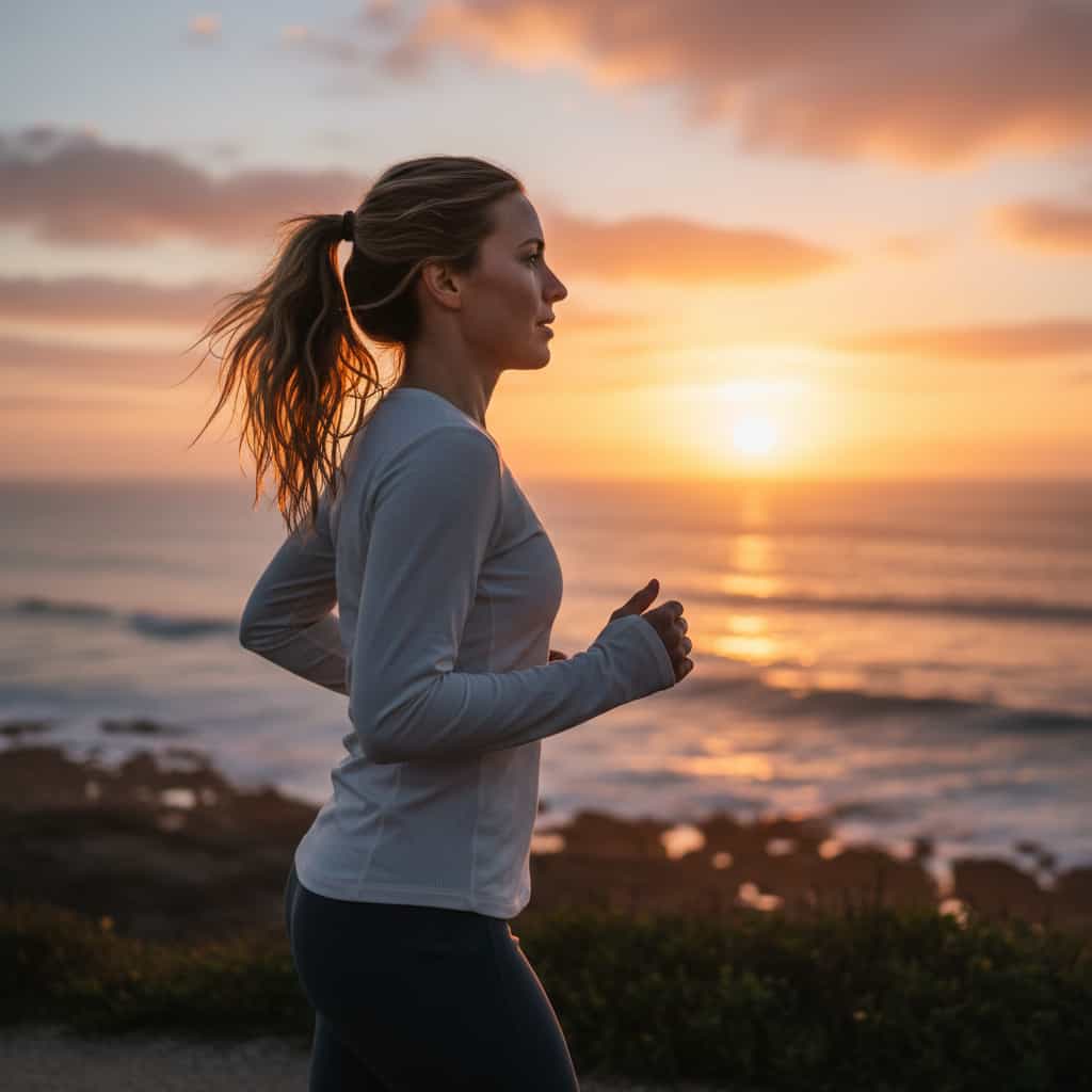 Morning sunlight streaming into room