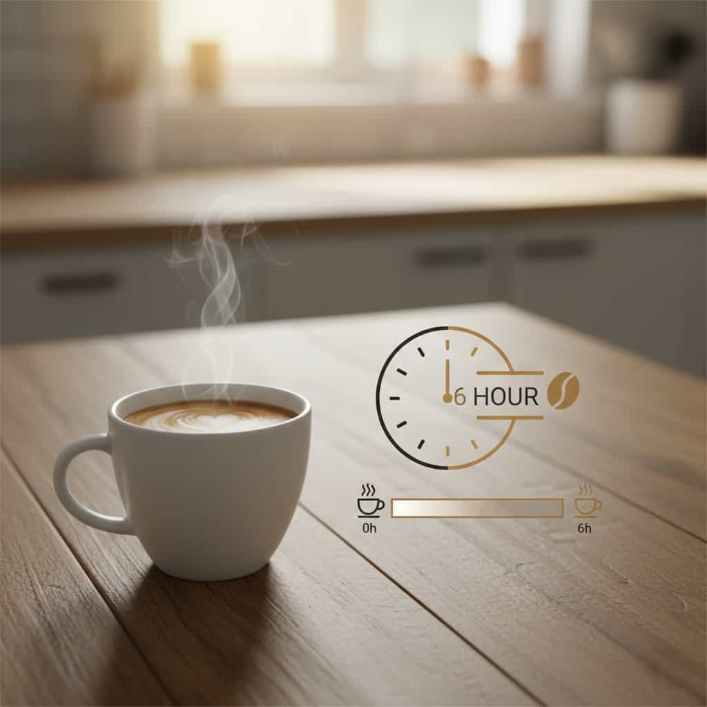 Peaceful afternoon with herbal tea