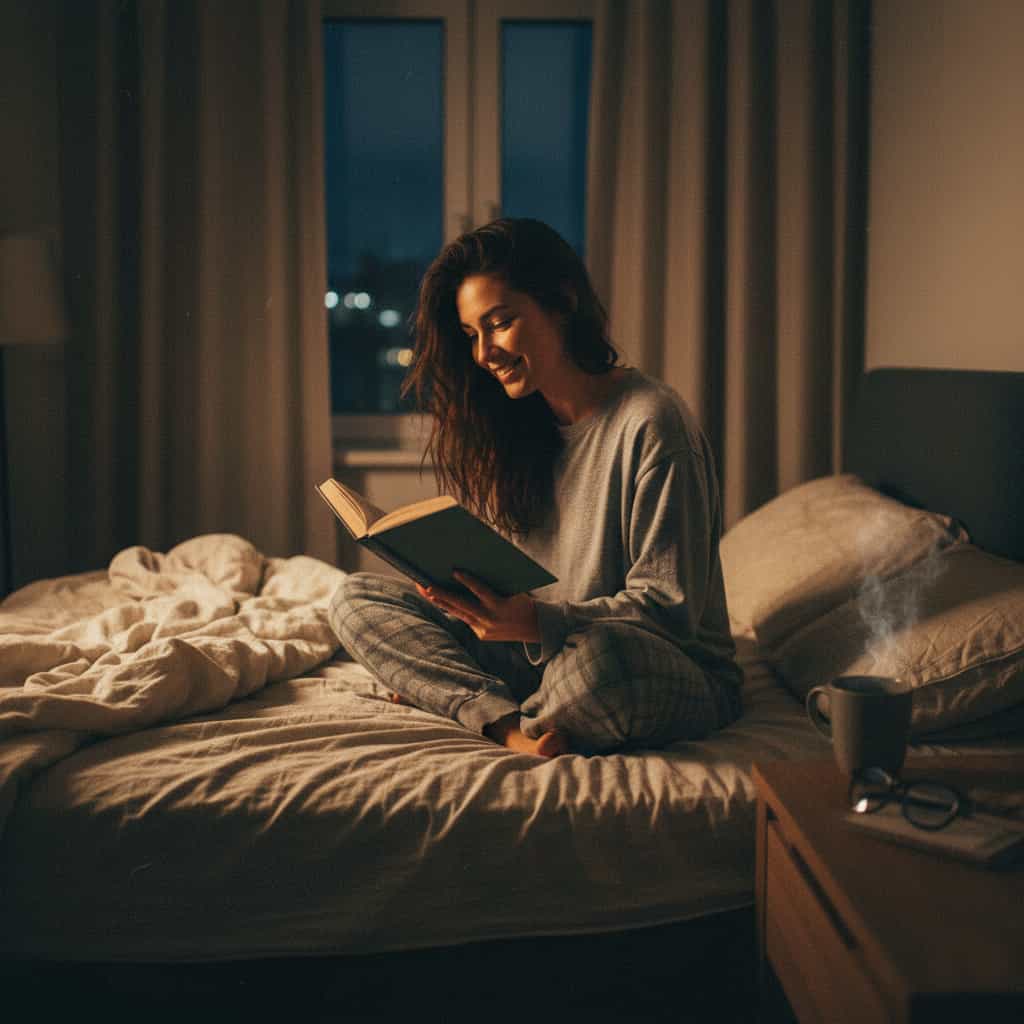 Relaxing evening atmosphere