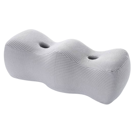 M-Shaped Memory Foam Leg Elevation Pillow – for Swelling Relief, Pregnancy & Knee Support – Breathable Wedge