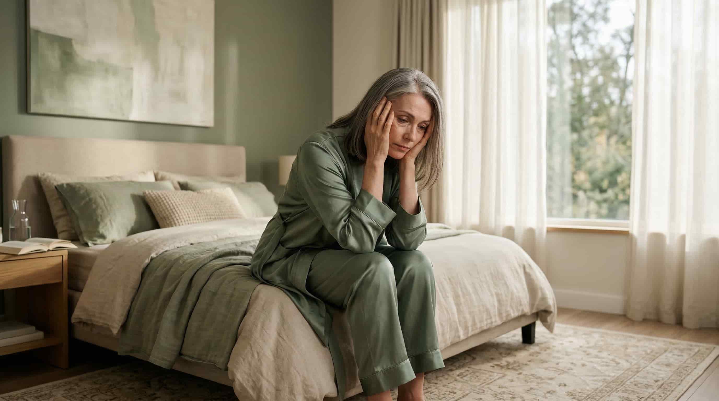 A tired woman representing the exhaustion caused by obstructive sleep apnea