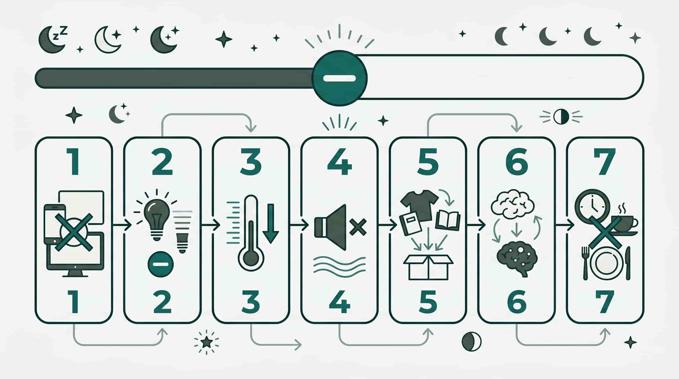 7-Day Sleep Reset Diagram