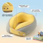 Magnetic Modal Travel Pillow — Safe Independence for Little Travelers, Matching Comfort for You
