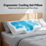 Butterfly Cooling Gel Memory Foam Pillow