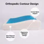 Butterfly Cooling Gel Memory Foam Pillow