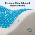 Butterfly Cooling Gel Memory Foam Pillow